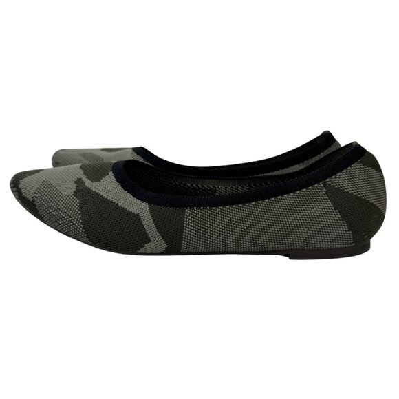 Jellypop Shoes - Jellypop Camo Green Memory Foam Ballet Flats Slip-On Womens Shoes Size 8M